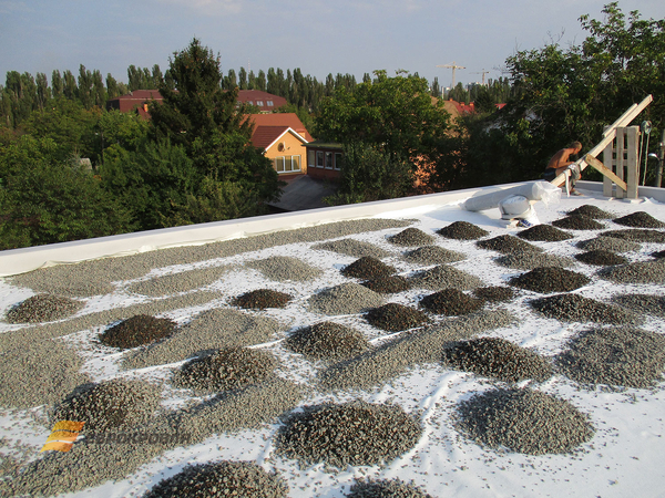 Flat roof installation Private house, Kyiv