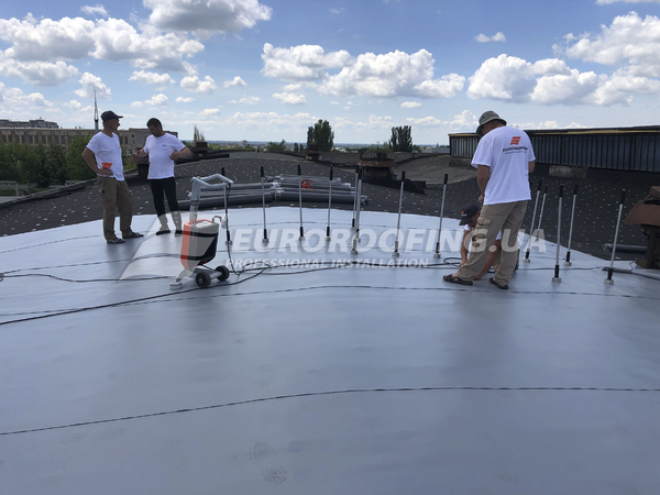 Комплекс работ по устройству кровли Завод Проторус