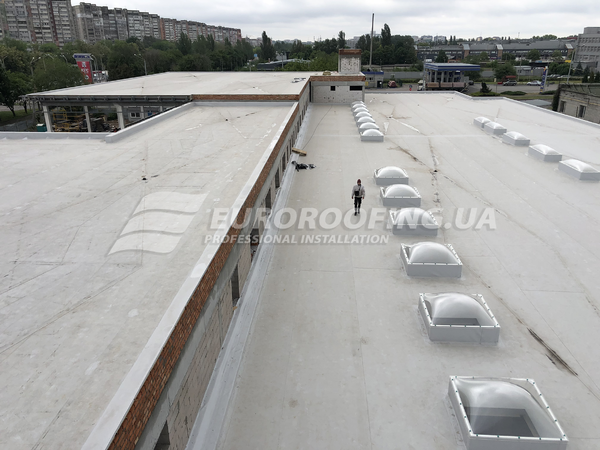 Комплекс работ по устройству кровли Автосалон TOYOTA