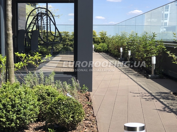 Комплекс работ по устройству "зеленой" кровли PARK RESIDENCE
