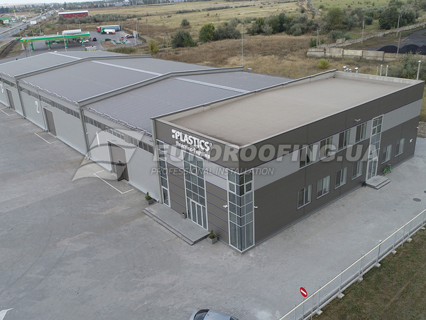 Membrane roofing PLASTICS