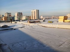 Коммерческая плоская кровля из ПВХ мембраны ТРЦ КЛАСС