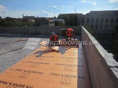 Membrane roof installation St. Charbel