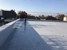 Влаштування плоскої покрівлі 21_0165 Приватний будинок, Дніпро