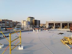Commercial flat roof of PVC membrane CLASS SHOPPING MALL