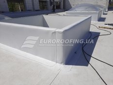 Complex of roofing works TOYOTA car dealership