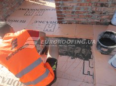 Membrane roof installation St. Charbel