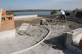 Flat roof installation Private house, Dniprove