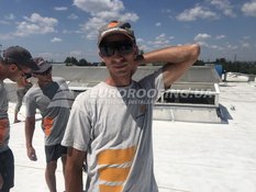 Flat roof installation Miroplast Factory