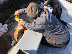 Flat roof installation 21_0165 Private house, Dnipro