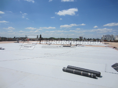 Membrane roof installation Island