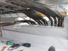 Commercial flat roof of PVC membrane CLASS SHOPPING MALL