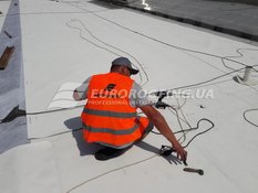 Flat roof installation Miroplast Factory