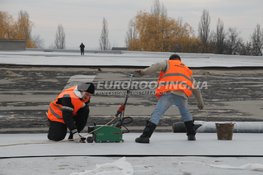 Влаштування мембранної покрівлі Електрон