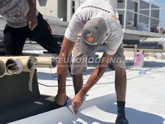 Flat roof installation Miroplast Factory