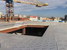 Commercial flat roof of PVC membrane CLASS SHOPPING MALL