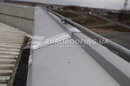 Membrane roof installation METALVIS