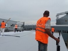 Влаштування мембранної покрівлі ROST LTD