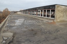 Membrane roof installation Electron