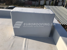 Flat roof installation 21_0165 Private house, Dnipro