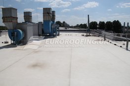 Membrane roof installation METALVIS