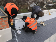 Flat roof installation 21_0165 Private house, Dnipro