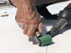 Flat roof installation Miroplast Factory