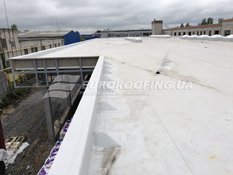 Complex of roofing works TOYOTA car dealership