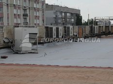 Влаштування мембранної покрівлі Острів