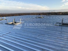 Construction of a combination flat roof  Jaguar Land Rover