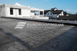 Flat roof installation Private house, Dniprove