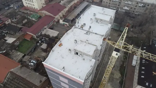 Industrial flat roofing services